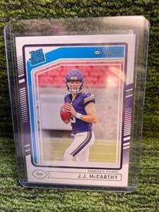 lot 200 image: 2024 Donruss JJ McCarthy Rated Rookie
