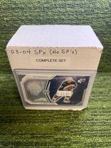 lot 244 image: 2003-24 Upper Deck SPx NHL Complete Base Set