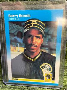 lot 220 image: 1987 Fleer Barry Bonds Rookie