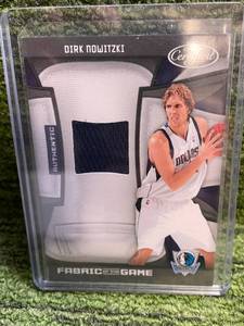 lot 231 image: 2010 Certified Dirk Nowitzki Jersey Relic 250
