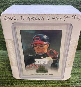 lot 169 image: 2002 Diamond Kings Baseball Set Cards #1-100