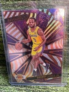 lot 196 image: 2024-25 Revolution Bronny James Jr. Rookie