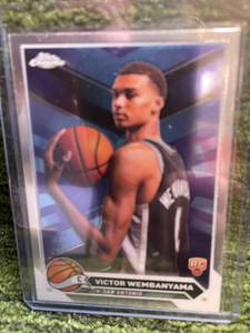 lot 197 image: 2024 Topps Chrome Victor Wembanyama Rookie