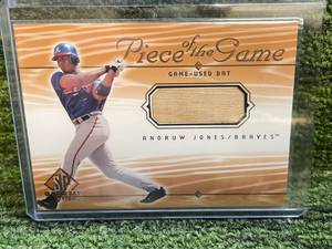 lot 90 image: 2008 Upper Deck SP Andruw Jones Game-Used Bat Relic