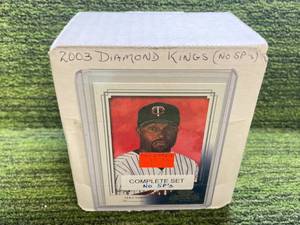 lot 162 image: 2003 Diamon Kings Baseball Set Cards #1-150