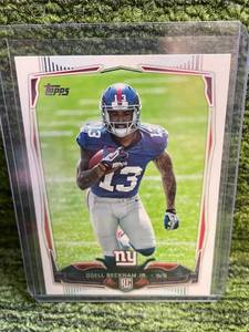 lot 107 image: 2014 Topps Odell Beckham Jr. Base Rookie