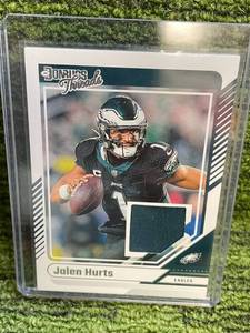 lot 109 image: 2024 Donruss Threads Relic Jalen Hurts