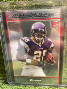 lot 85 image: 2007 Bowman Chrome Adrian Peterson Rookie