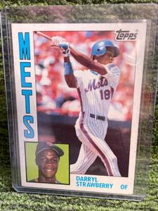 lot 157 image: 1984 Topps Darryl Strawberry Rookie