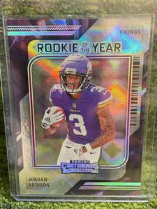 lot 84 image: 2023 Contenders Jordan Addison Rookie of the Year Hobby Exclusive Parallel