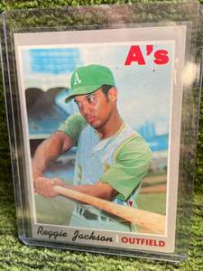 lot 153 image: 1970 Topps Reggie Jackson