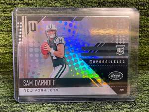lot 112 image: 2018 Unparalleled Sam Darnold Rookie Card