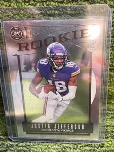 lot 116 image: 2020 Chronicles Legacy Justin Jefferson Rookie Card