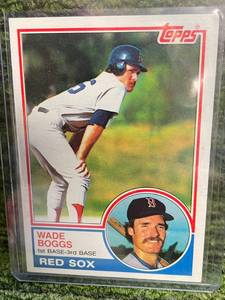 lot 61 image: 1983 Topps Wade Boggs Rookie