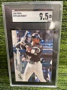 lot 65 image: 2020 Topps Series 2 Luis Robert Rookie SGC 9.5