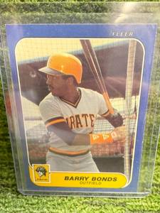 lot 26 image: 1986 Fleer Update Barry Bonds Rookie
