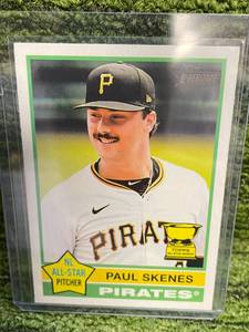 lot 27 image: 2025 Topps Heritage Paul Skenes NL All-Star Insert