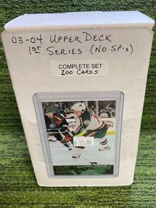 lot 33 image: 2003-04 Upper Deck 1st Series Set