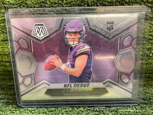 lot 41 image: 2024 Mosaic JJ McCarthy NFL Debut Rookie