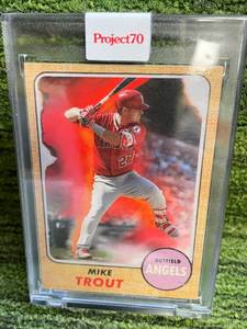 lot 46 image: 2021 Topps Project 70 Mike Trout by Infinite Archives