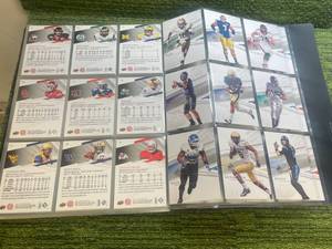 lot 181 image: 2014 Upper Deck SP Authentic Collegiate Football Base Set Cards#1-100