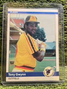 lot 288 image: 1984 Fleer Tony Gwynn Card