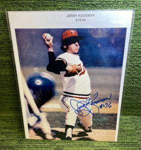 lot 302 image: Jerry Koosman Autographed Picture