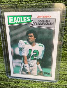 lot 266 image: 1987 Topps Rookie Randall Cunningham