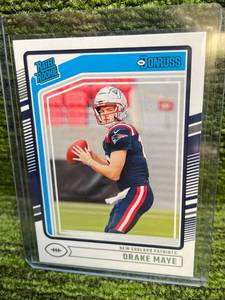 lot 259 image: 2024 Donruss Rated Rookie Drake Maye Card