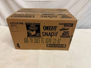 lot 63 image: 6x 2.2ozpkgs Cheez-it Snaps
