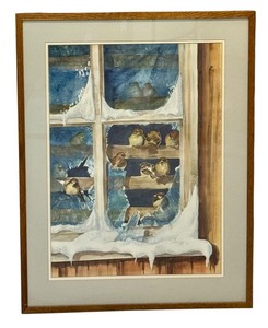 lot 21A image: LLSTR - Framed Original Watercolor by Gerald Korte