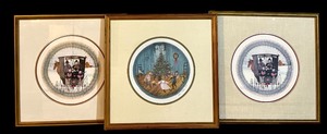 lot 44A image: LLSTR - Set of 3 Signed Moses Buckley Framed Prints