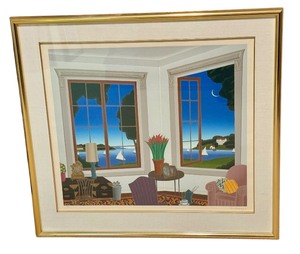 lot 89A image: LL - Serigraph Titled North Shore by American Artist Thomas McKnight