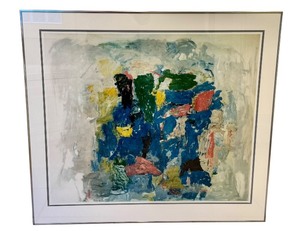 lot 102A image: MBR - Philip Guston Abstract Framed Print