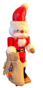 lot 108 image: D - Vintage Holzkunst Christian Ulbricht West Germany Santa Nutcracker