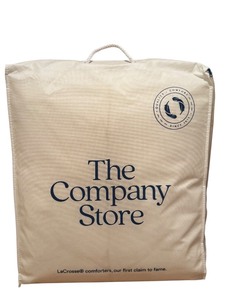 lot 137 image: LLBR - LaCrosse LoftaIRE Twin Down Alternative Comforter Ivory 70x90 in