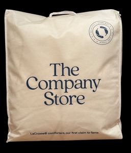 lot 140 image: LLBR - LaCrosse LoftAire Twin Comforter Ivory by The Company Store