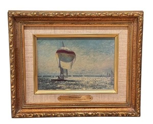 lot 141 image: LL - Richard Earl Thompson Downwind Framed Artwork