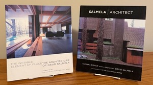 lot 152 image: LL - Set of 2 Architecture Books by Thomas Fisher Featuring David Salmela including Signed Book Salmela Architect