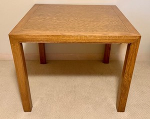 lot 160 image: LLO - Square Vintage Wooden Table with Vintage Wear