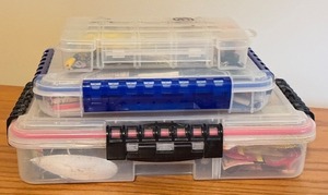 lot 179 image: LLO - Fishing Tackle Box Set with Lures, Hooks, and Accessories