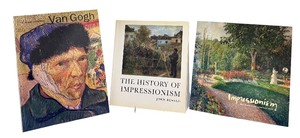 lot 51 image: DN - Collection of 3 Art Books Van Gogh, The History of Impressionism, Impressionism Selections Museum