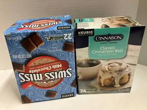 lot 81 image: Swiss Miss and Cinnabon K-Cups