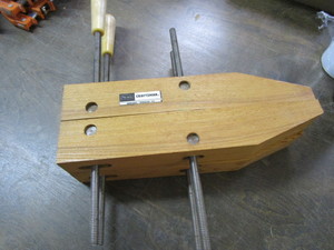 lot 15 image: Wooden Clamps