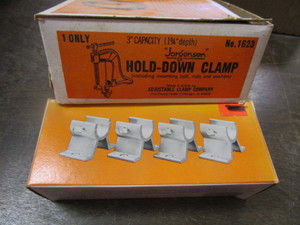 lot 49 image: Jorgensen Hold Down Clamp, Pony Saddles