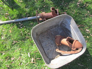 lot 121 image: Wash Tub, 2 Cistern Pumps