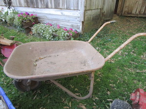 lot 157 image: Vintage Garden Wheelbarrow