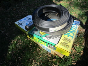 lot 159 image: Lawn Edging, Fabric, Drip Water Kit