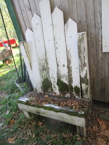lot 163 image: Wooden Bench, Weathered