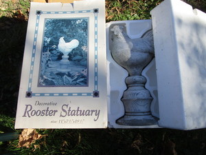 lot 166 image: Rooster Statuary